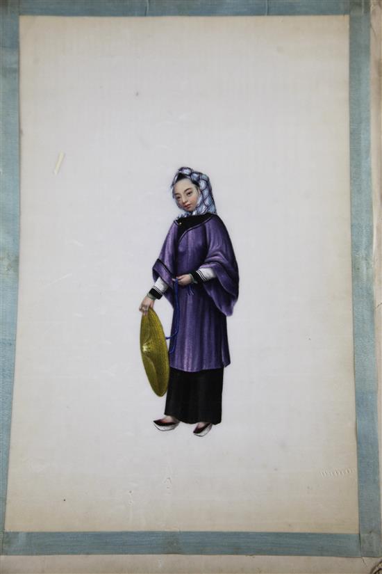 Chinese school (first half 19th century), 36cm x 25cm